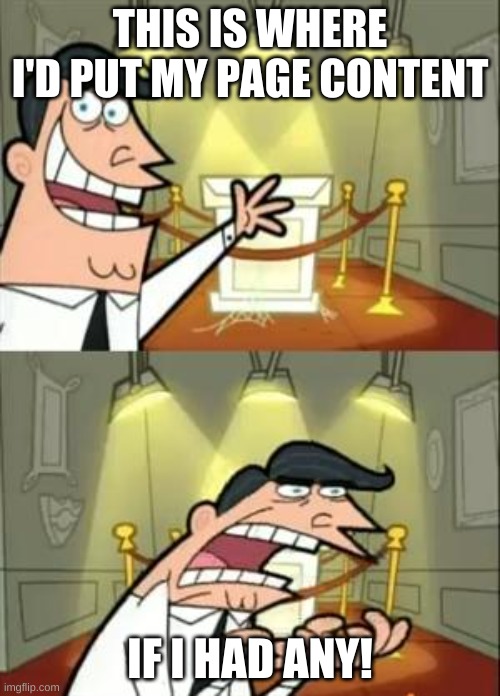 Page content placeholder